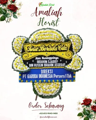 Papan Bunga Duka di Ampenan Utara